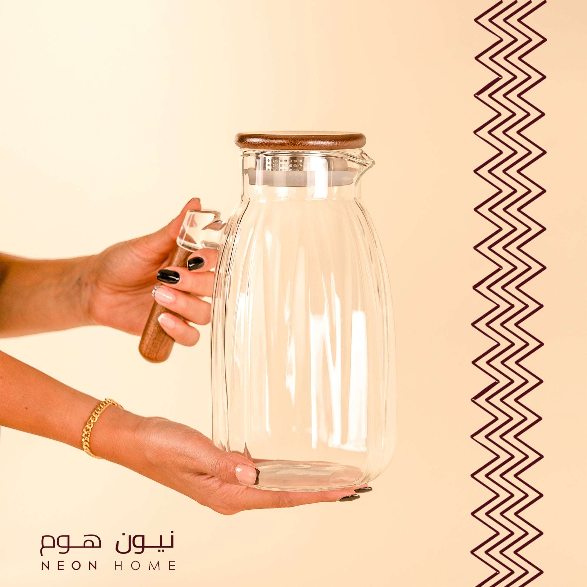 دولكة زجاج شفاف