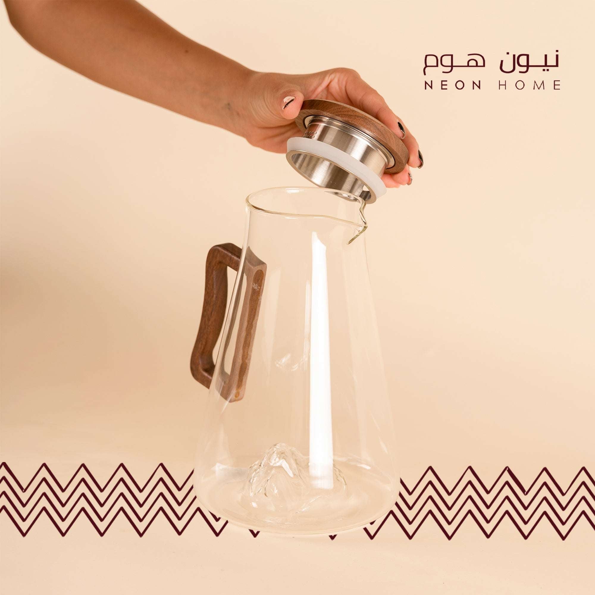 دولكة زجاج شفاف