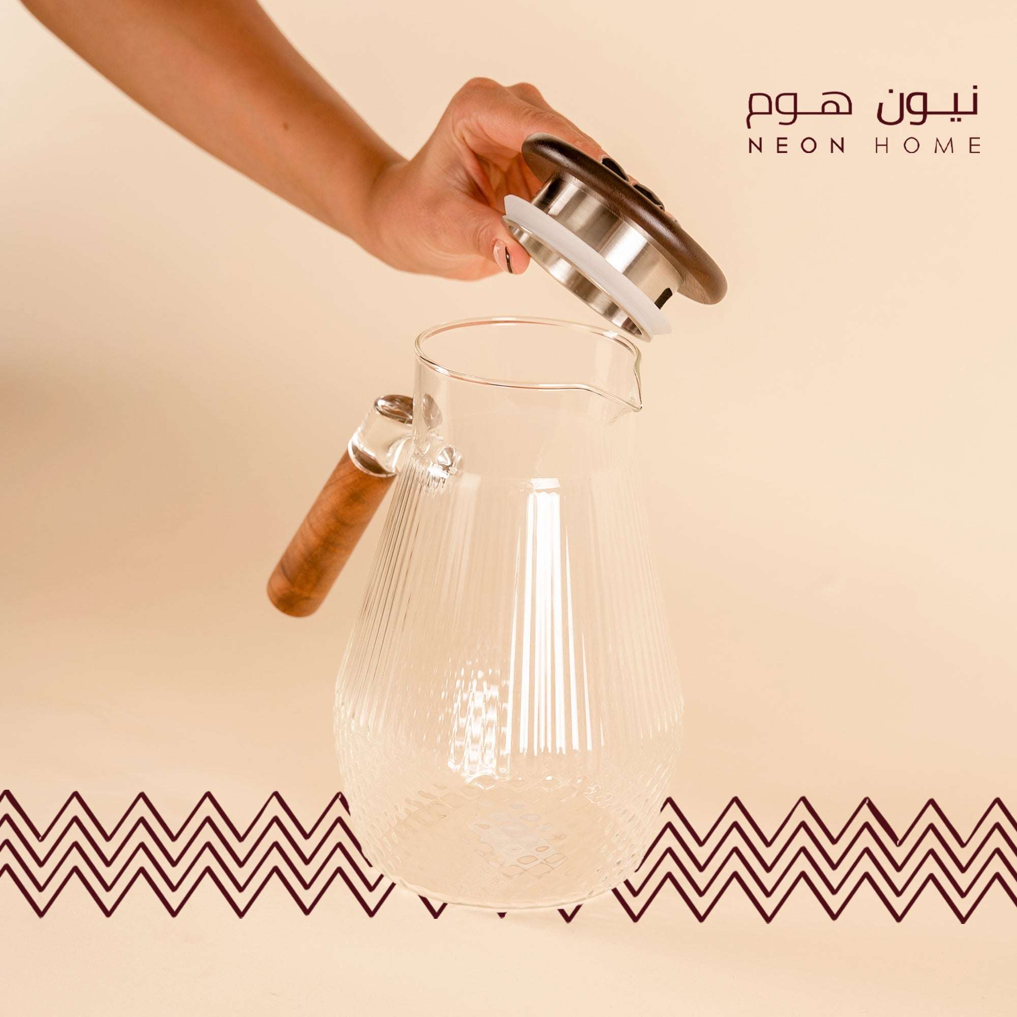 دولكة زجاج شفاف