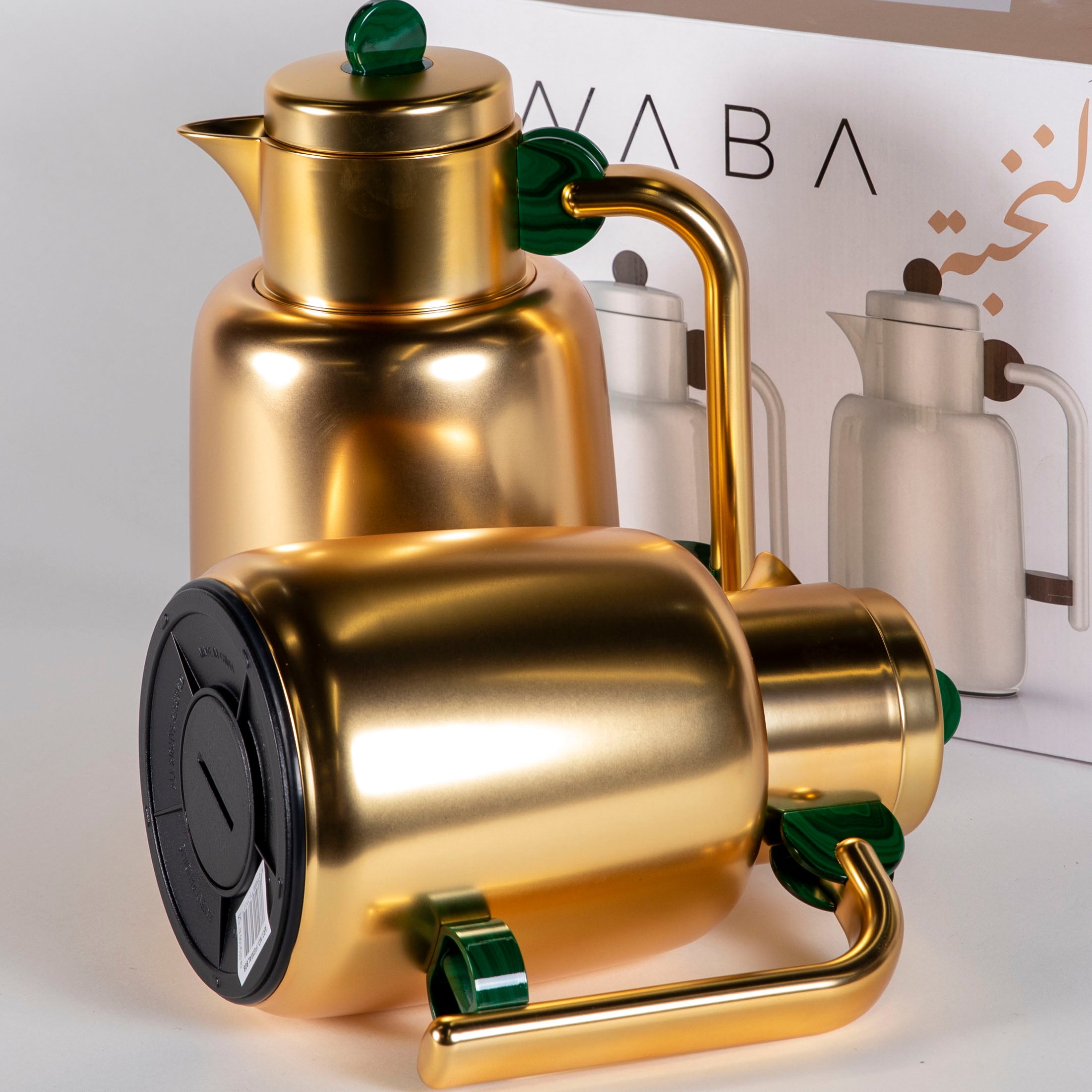 طقم براد شاي وقهوة ذهبي